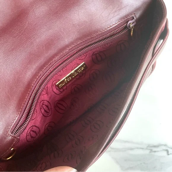 Must de Cartier Calfskin purse on strap - Picture 10 of 14